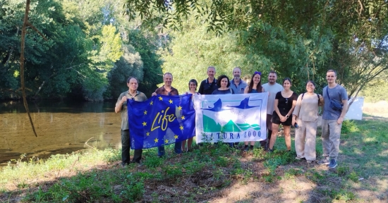 Visita de monitorización al Proyecto LIFE Alnus Taejo